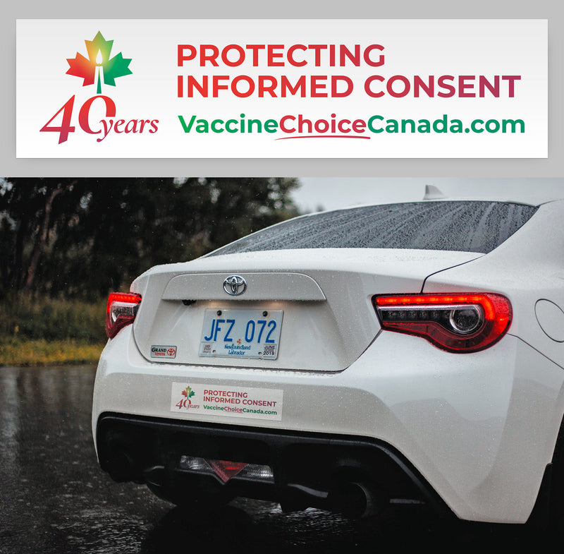 Protecting Informed Consent for 40 Years - Bumper Sticker